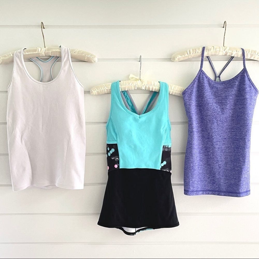 Ivivva Tank Top Lot of 3 - Tumblin Tank, Keep Your Cool, 1 other EUC Size 12